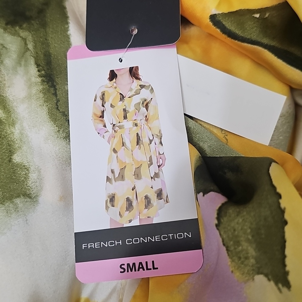 French Connection Women's Long Shirt Dress - Picture 5 of 6